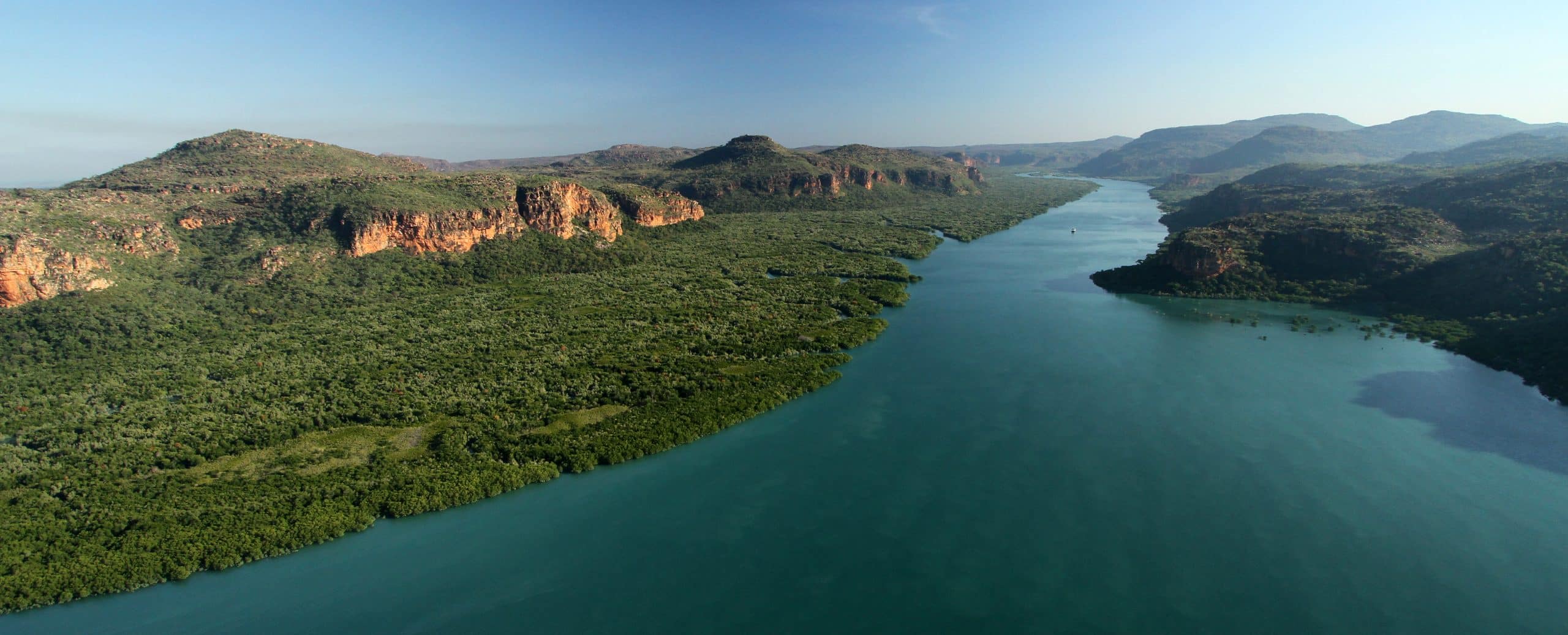 Prince Frederick Harbour, one of the key locations visited by Pearl Expeditions trips to the Kimberley region of Australia