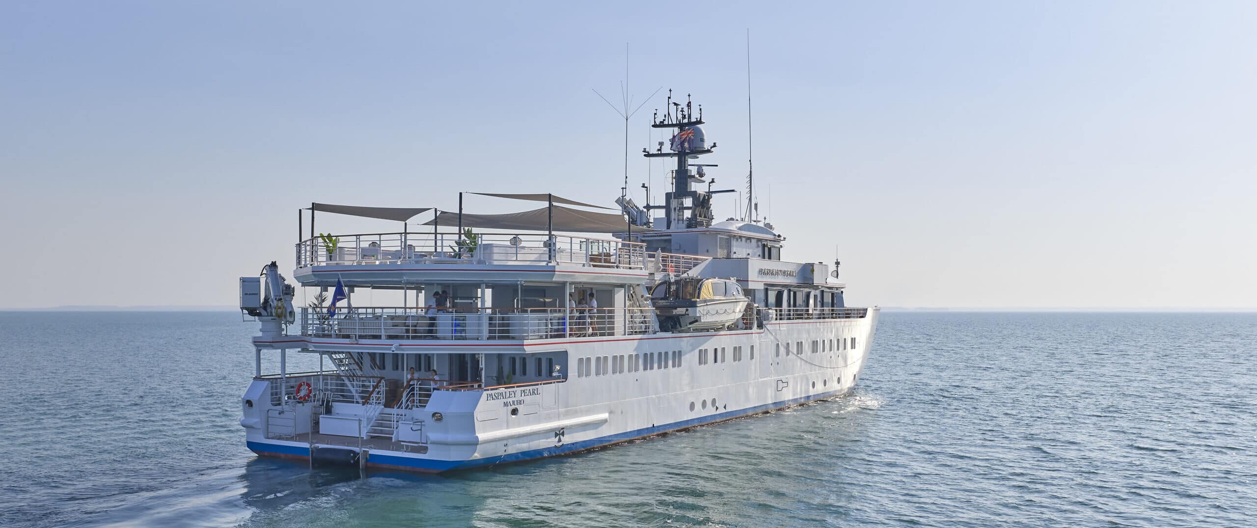 The Paspaley Pearl is a boutique, small-group expedition vessel accessing remote destinations across Australasia
